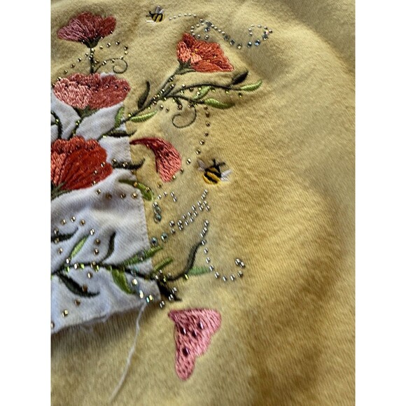 Vtg Decorated Originals Womens Size Med Sweatshirt Pullover Embroidered spring - Picture 14 of 16